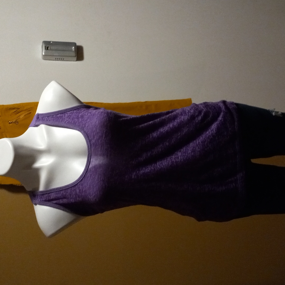 Purple sport tank top